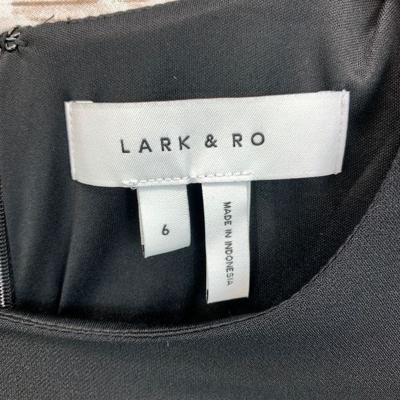 2-Lark & Ro Cap Sleeve & Sheath Black Dresses - Picture 8 of 8